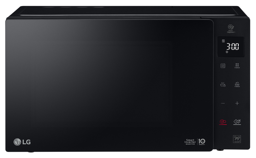 фото Микроволновая печь соло lg mw25r35gis black