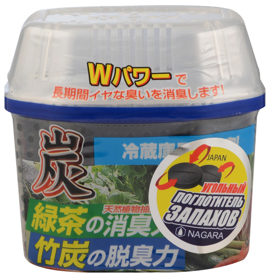 Древесный уголь Nagara для устранения запаха в холодильнике 180 г уголь древесный nagara для устранения запаха в холодильнике 160 г