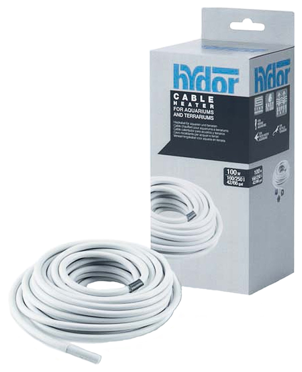 

Гидрокабель Hydor CABLE HEATER HYDROKABLE 25 Вт 4,3 м для аквариумов 40-65л, CABLE HEATER HYDROKABLE 25 Вт 4,3 м 40-65л T04105/41367