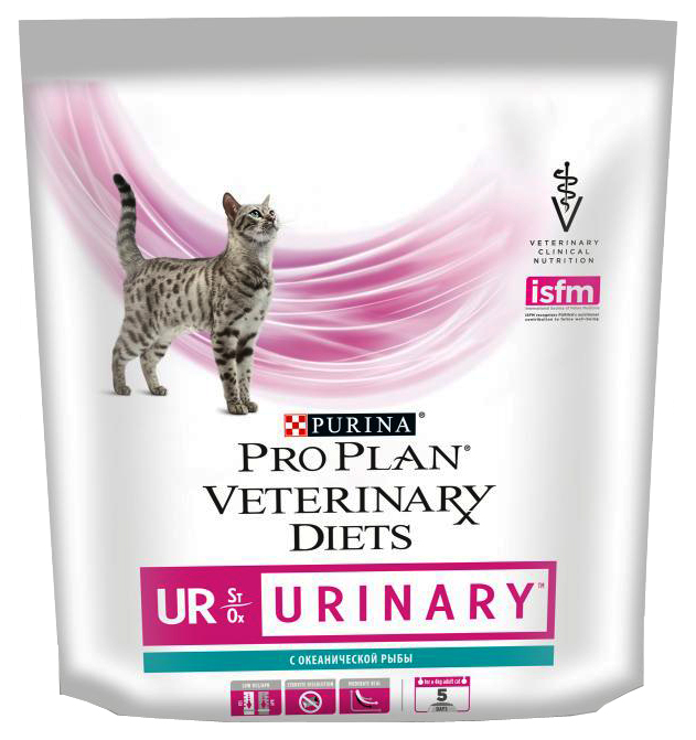 Сухой корм для кошек Pro Plan Veterinary Diets UR Urinary, при МКБ, рыба, 350г