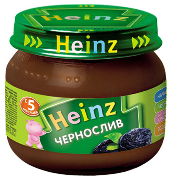 

Пюре фруктовое Heinz Чернослив с 5 мес. 80 г, 1 шт., Чернослив