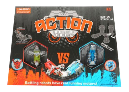 Shenzhen toys Игровой набор action battling robots с 2 роботами Shenzhen toys Б50693