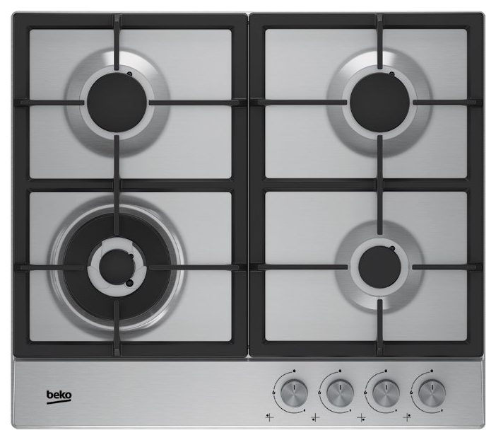 фото Встраиваемая варочная панель газовая beko hiaw 64225 sx silver