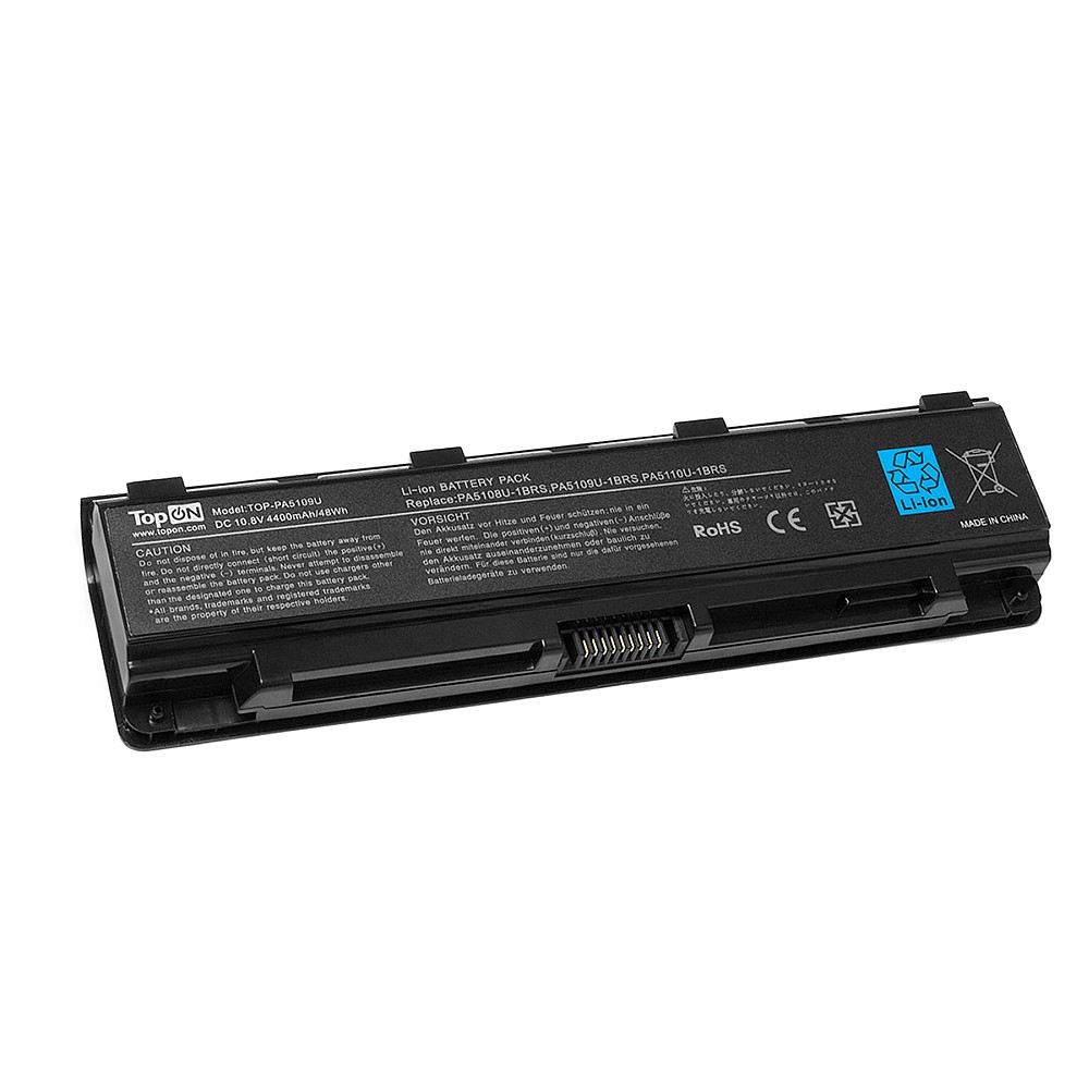 фото Аккумулятор для ноутбука toshiba satellite c40, c45, c50, c70, pro c70, c75 serie topon