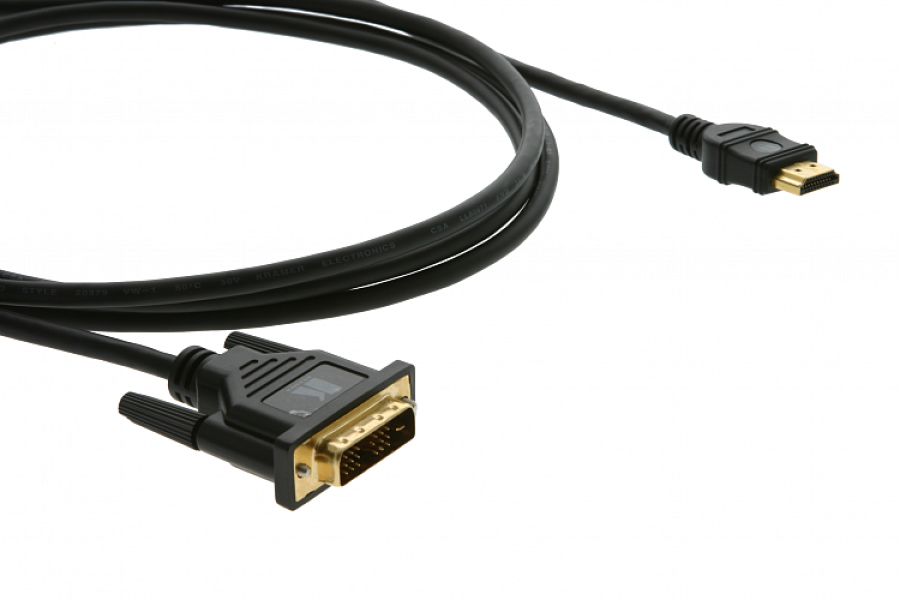 фото Кабель kramer hdmi-dvi, m-m 3м black (c-hm/dm-10)