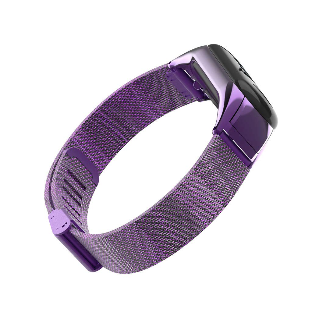 

Ремешок Metal Mesh Strap металлический для Mi Band 4 ( 3 ) Purple, Фиолетовый