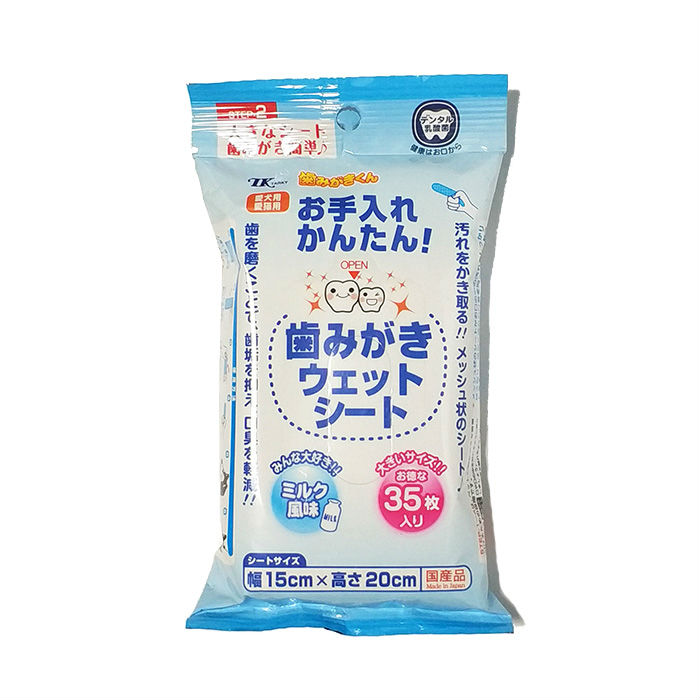 

Влажные салфетки Japan Premium Pet, с пропиткой из зубной пасты для гигиены рта, 35 шт