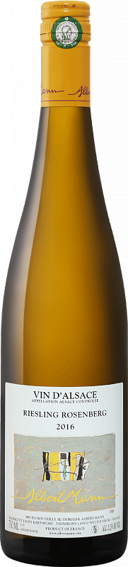 

Вино Riesling Rosenberg Alsace AOC Domaine Albert Mann