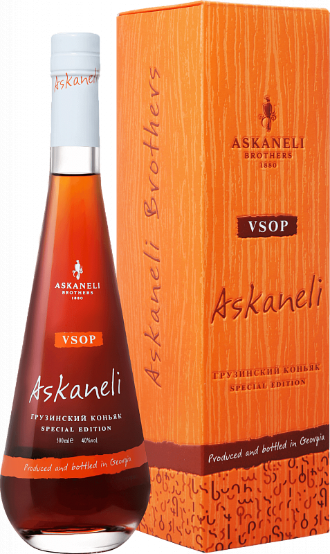 Коньяк Askaneli VSOP (gift box), 500мл
