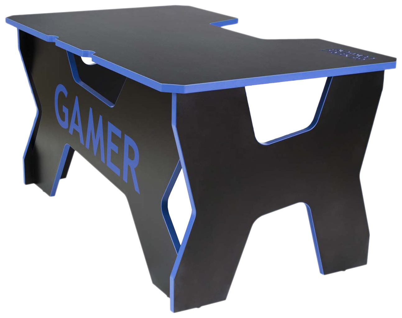 Компьютерный стол Generic Comfort DS/NB 150x90x75 см, синий/черный
