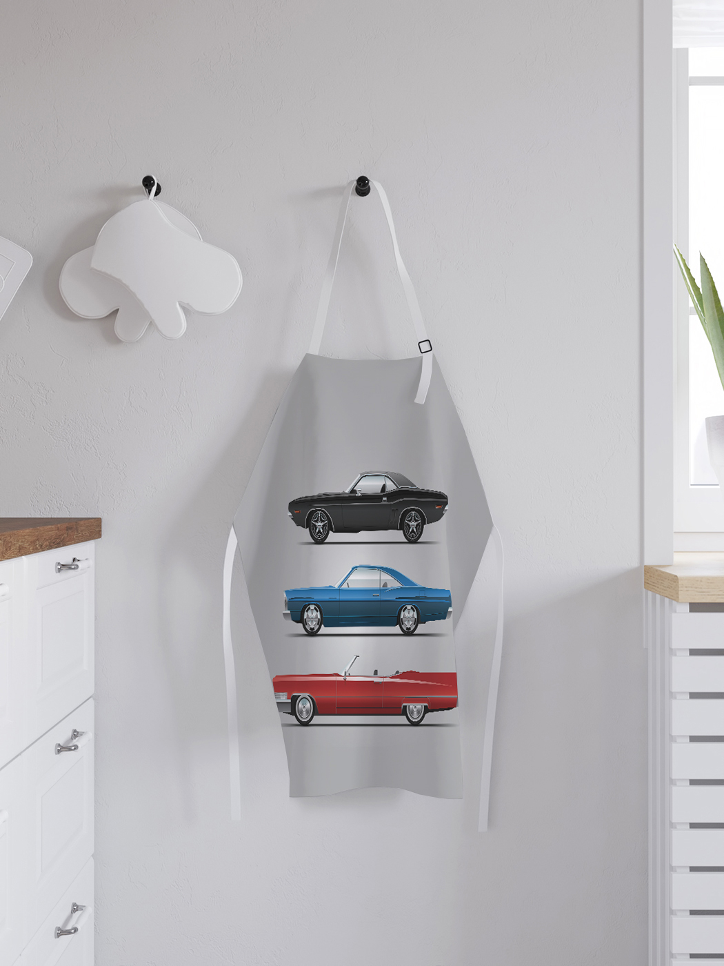 

JoyArty Фартук кухонный регулируемый «Мечта автолюбителя», универсальный размер