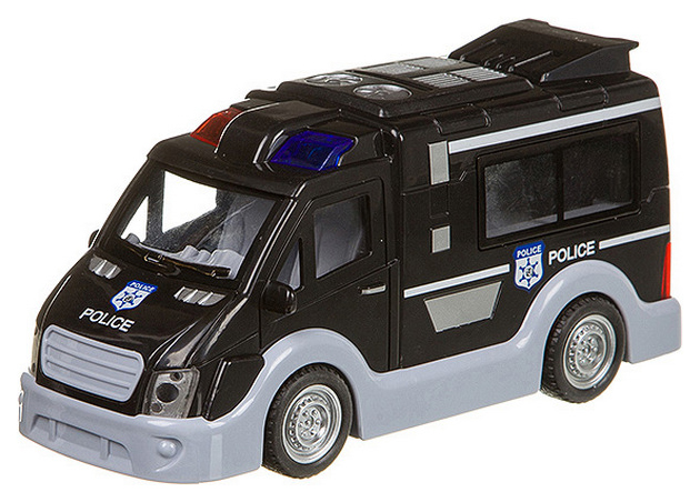 Купить Машинка инерционная Yako Toys серия На земле, В небе, На море автобус полиции,