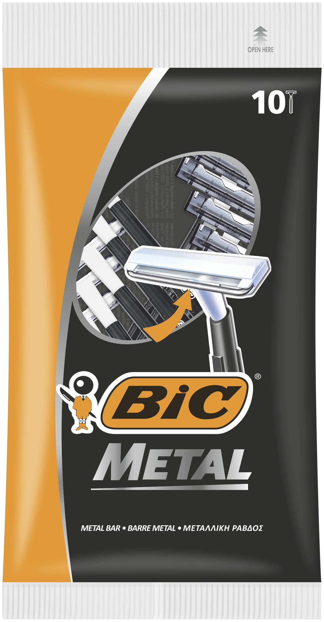 Купить Станок для бритья BIC Metal 10 шт