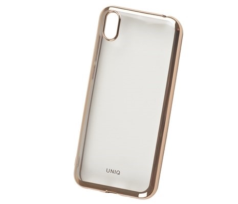 фото Чехол uniq glacier glitz gold frame для huawei y5 2019 / honor 8s