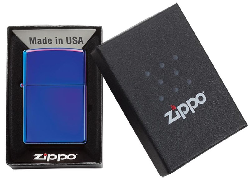 

Бензиновая зажигалка Zippo Classic High Polish Blue, Classic