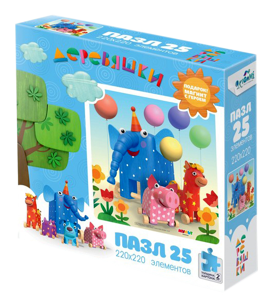 

Пазл Origami 25 деталей