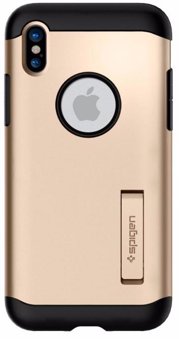 фото Чехол spigen slim armor для apple apple iphone x champagne gold (057cs22136)