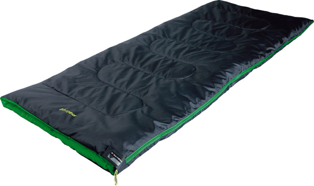 Спальный мешок High Peak Patrol black/green, левый/правый