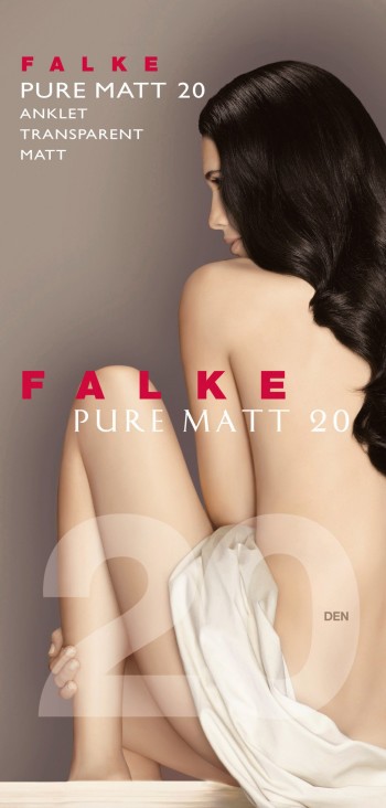 фото Носки женские falke pure matt so черные 39-42