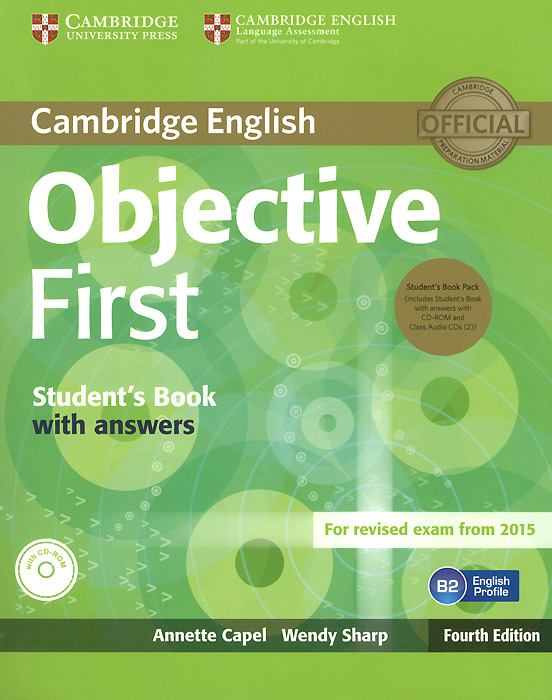 фото Objective first. student's book without answers cambridge university press