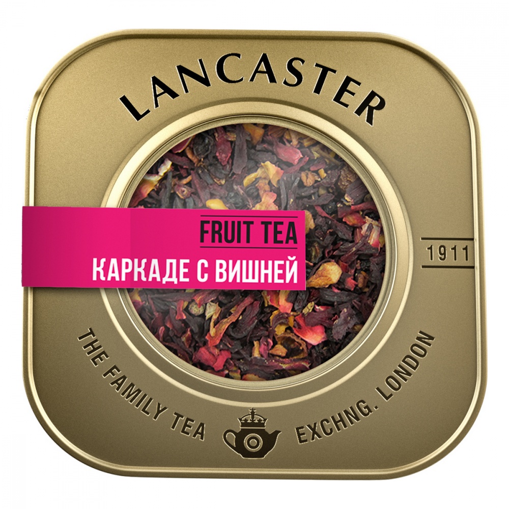 

Чай Lancaster Каркаде с вишней травяной листовой 75 г