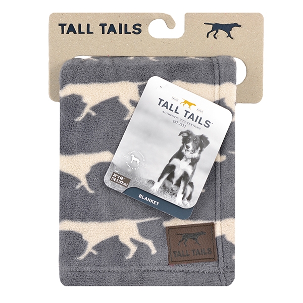 фото Одеяло для собак rosewood tall tails полиэстер, серый, 102x76 см