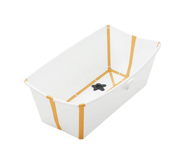 фото Ванночка детская stokke flexi bath white yellow 531909