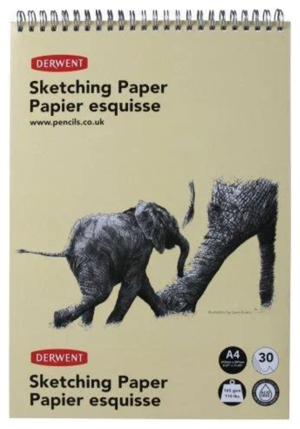 

Блокнот для эскизов Портрет А4, 30 листов, 165 г/м2