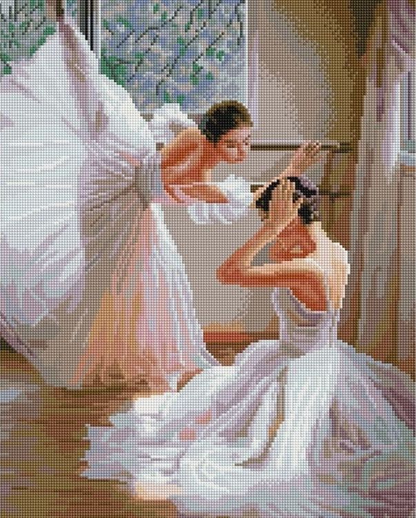 

Алмазная вышивка Painting Diamond Балерины, 40x50 см, Балерины