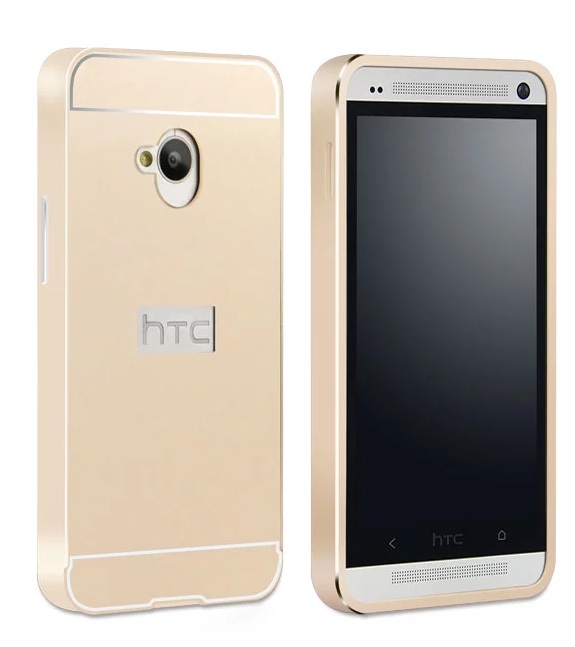 

Чехол MyPads для HTC One M7 Gold, Золотистый