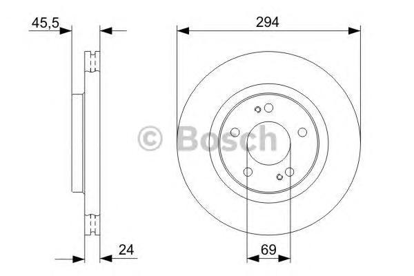 фото Тормозной диск bosch 0986479372