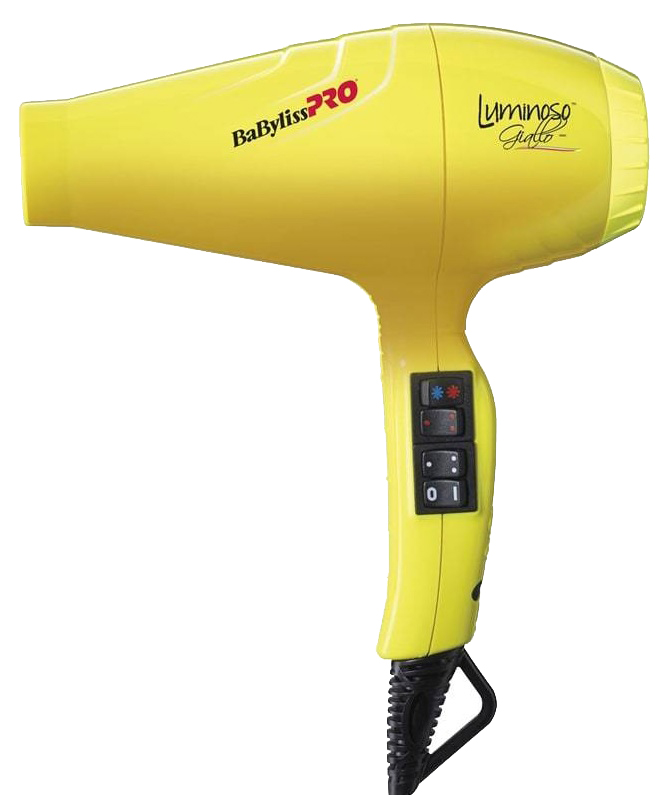 фото Фен babyliss pro luminoso giallo bab6350iye yellow