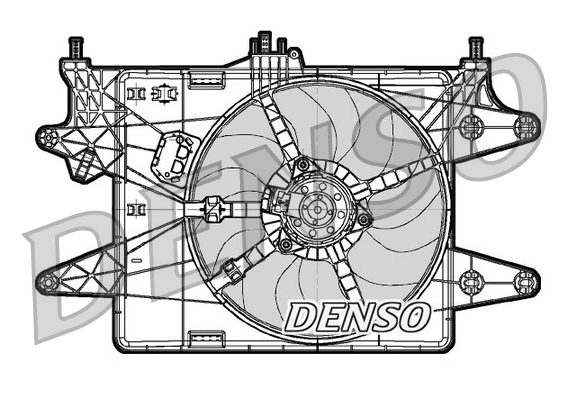 фото Вентилятор радиатора denso der09081