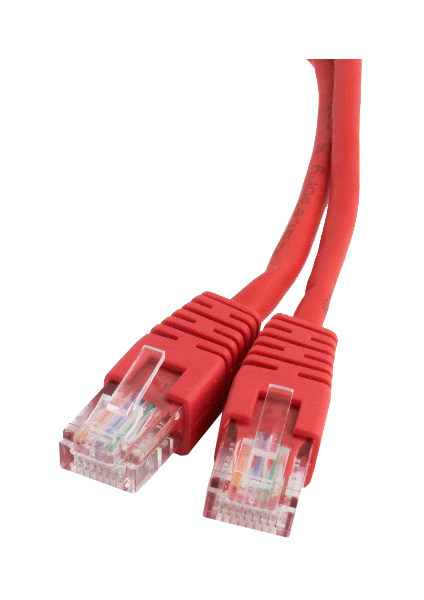 фото Кабель cablexpert rj45-rj45, m-m 0,25м red (pp12-0.25m/r)