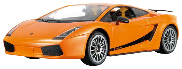 

Радиоуправляемая машинка Rastar Lamborghini 27MHZ 30,7х13,6х8,5 см оранжевая 26400O