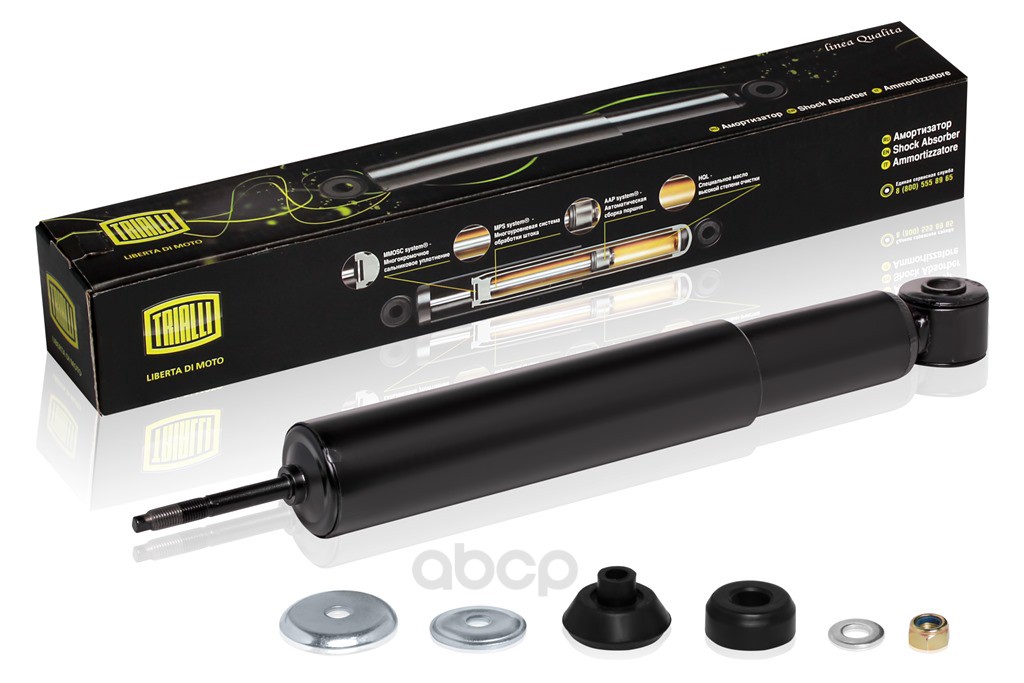 фото Амортизатор подвески передний масляный trialli renault logan 04- ah09051