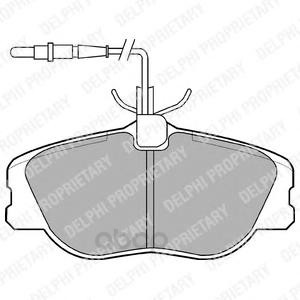 

Комплект тормозных колодок Delphi LP909