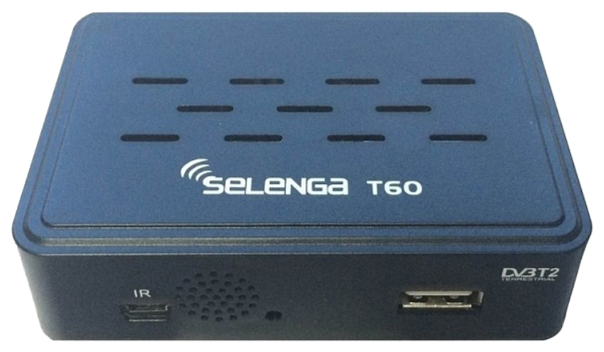 

DVB-T2 приставка Selenga T60 black, T60