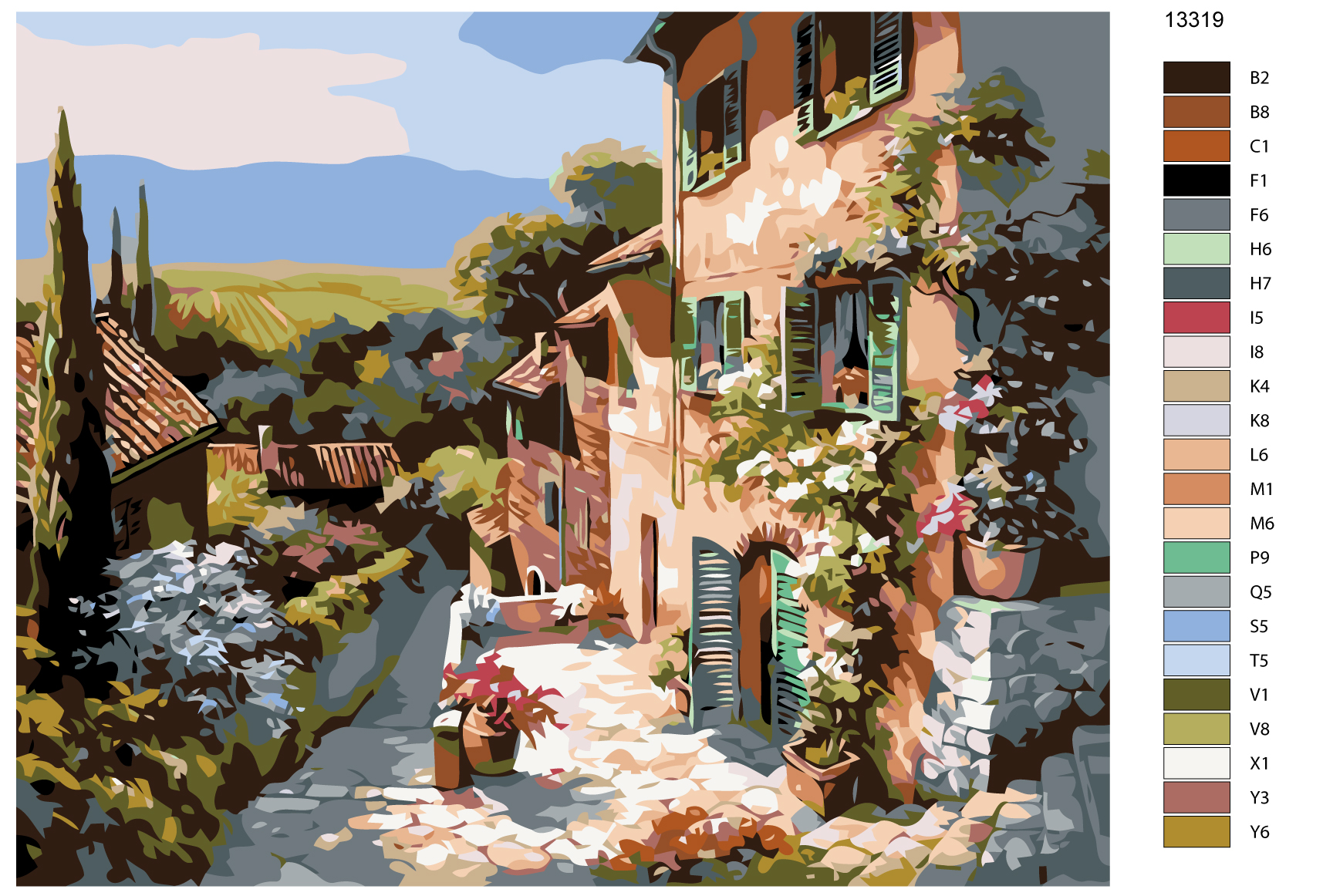 

Картина по номерам, 40 x 50, KTMK-13319, KTMK-13319