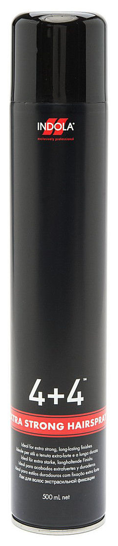 

Лак для волос Indola 4+4 Hairspray Extra Strong 500 мл