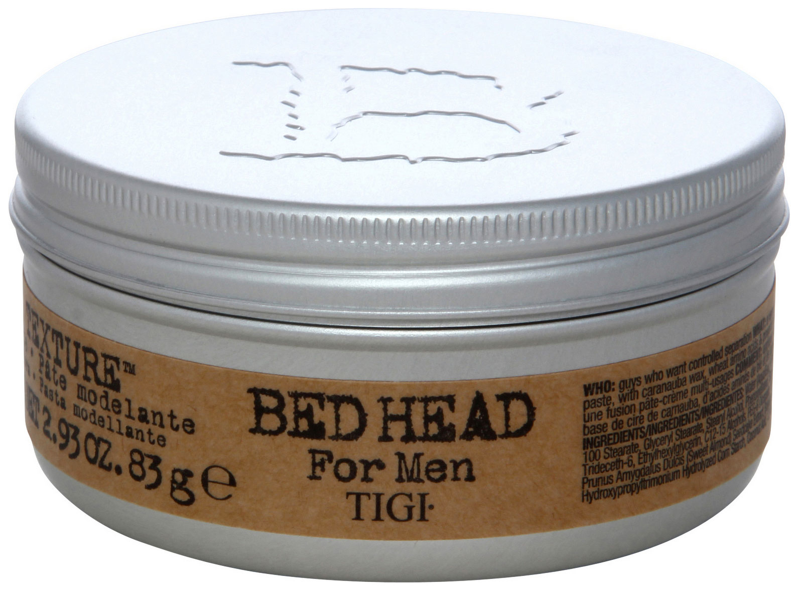 Средство для укладки волос Tigi Bed Head for Men Pure Texture Molding Paste 83 г tigi спрей текстурирующий морская соль bed head queen beach 100 мл