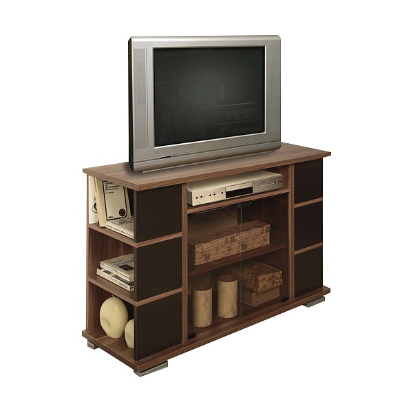фото Тумба под телевизор приставная олимп-мебель виста-15 105x39x69,6 см, ясень шимо тёмный