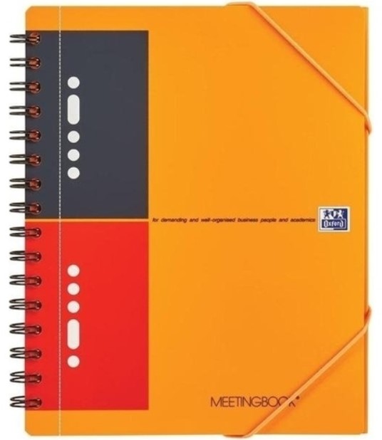 

Бизнес-тетрадь "International MeetingBook" A5+, 80 листов в линейку