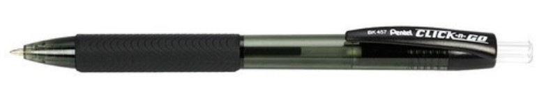 

Ручка шариковая Pentel Click&Go 07, черная, 0,7 мм, 1 шт.