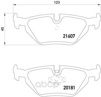 

Тормозные колодки HELLA PAGID/BEHR дисковые 8DB355007511