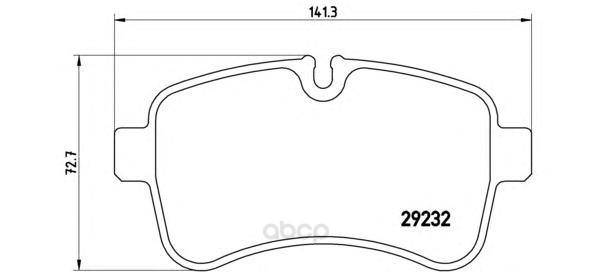 

Колодки тормозные задние iveco daily iii Brembo P A6 027