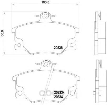 

Колодки тормозные дисковые передние alfa romeo, fiat argenta Textar 2083302