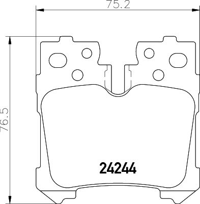 фото Комплект тормозных дисковых колодок mintex mdb2760