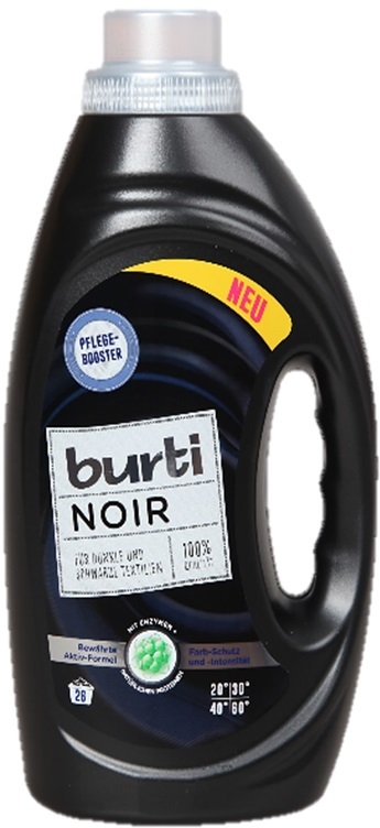 Гель для стирки BURTI Noir, для темного/черного белья 1.45 л