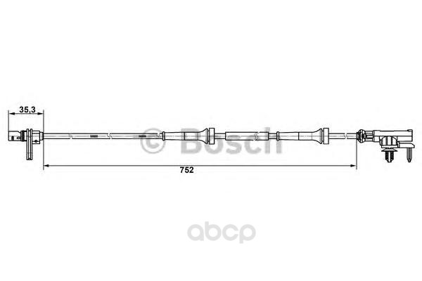 

Датчик автомобильный BOSCH 0265007638